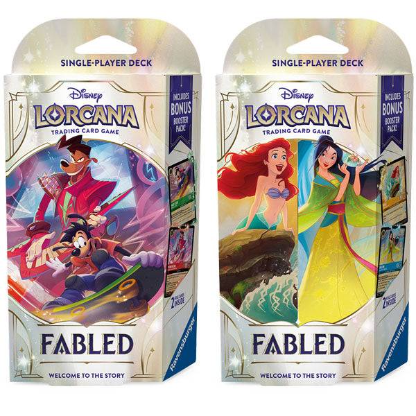 Disney Lorcana: Fabled Starter Deck - Emerald/Sapphire / Brugtmoms