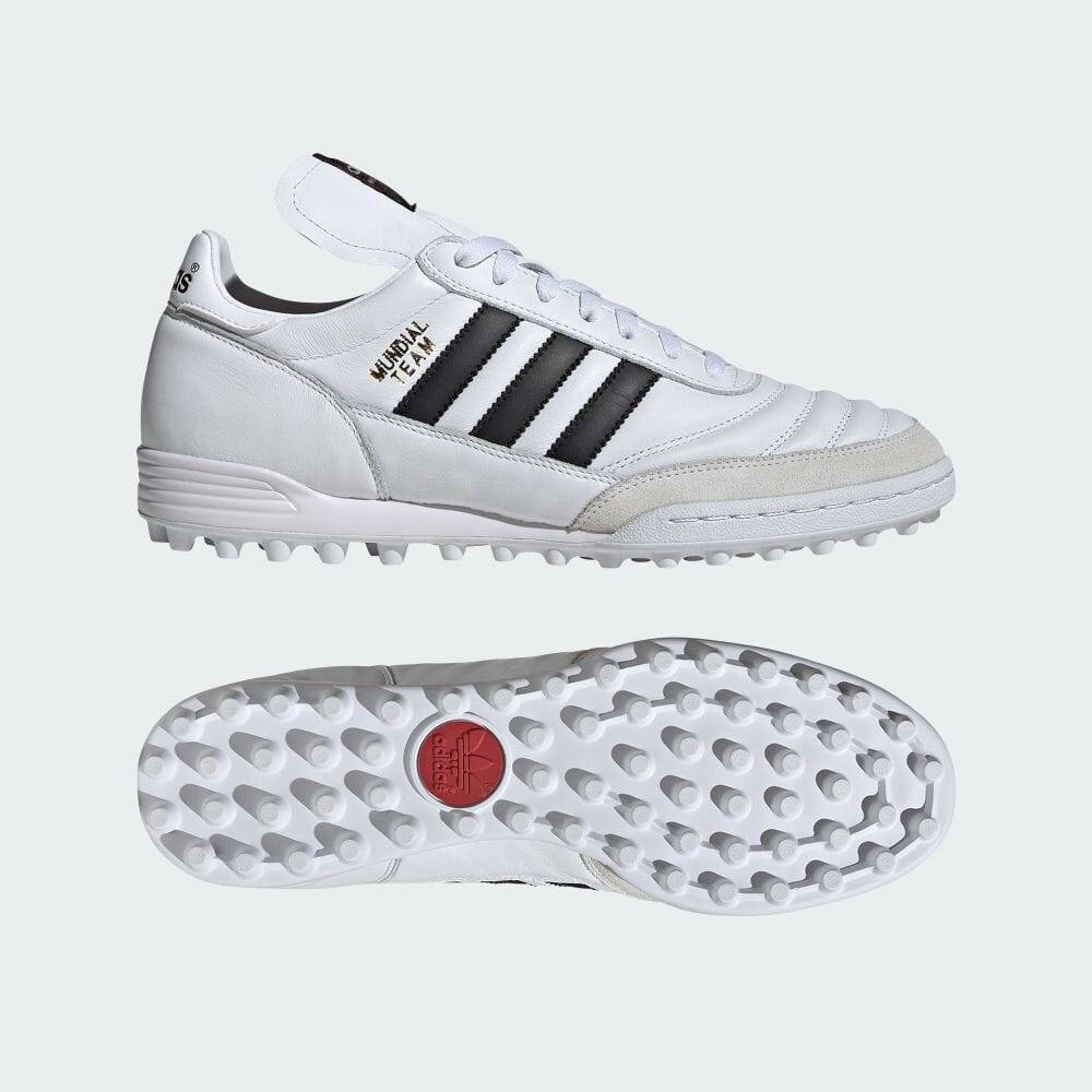 Adidas MUNDIAL TEAM Footwear White Shoes & Footwear Sports Shoes Unisex Soccer ID4053 Footwear White/Core Black/Gold Metallic 43.3