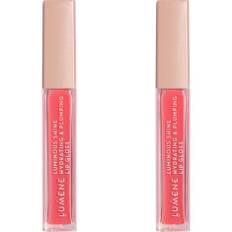 2st Lumene Luminous Shine Hydrating & Plumping Lip Gloss 4 Peach Pink - 5 ml