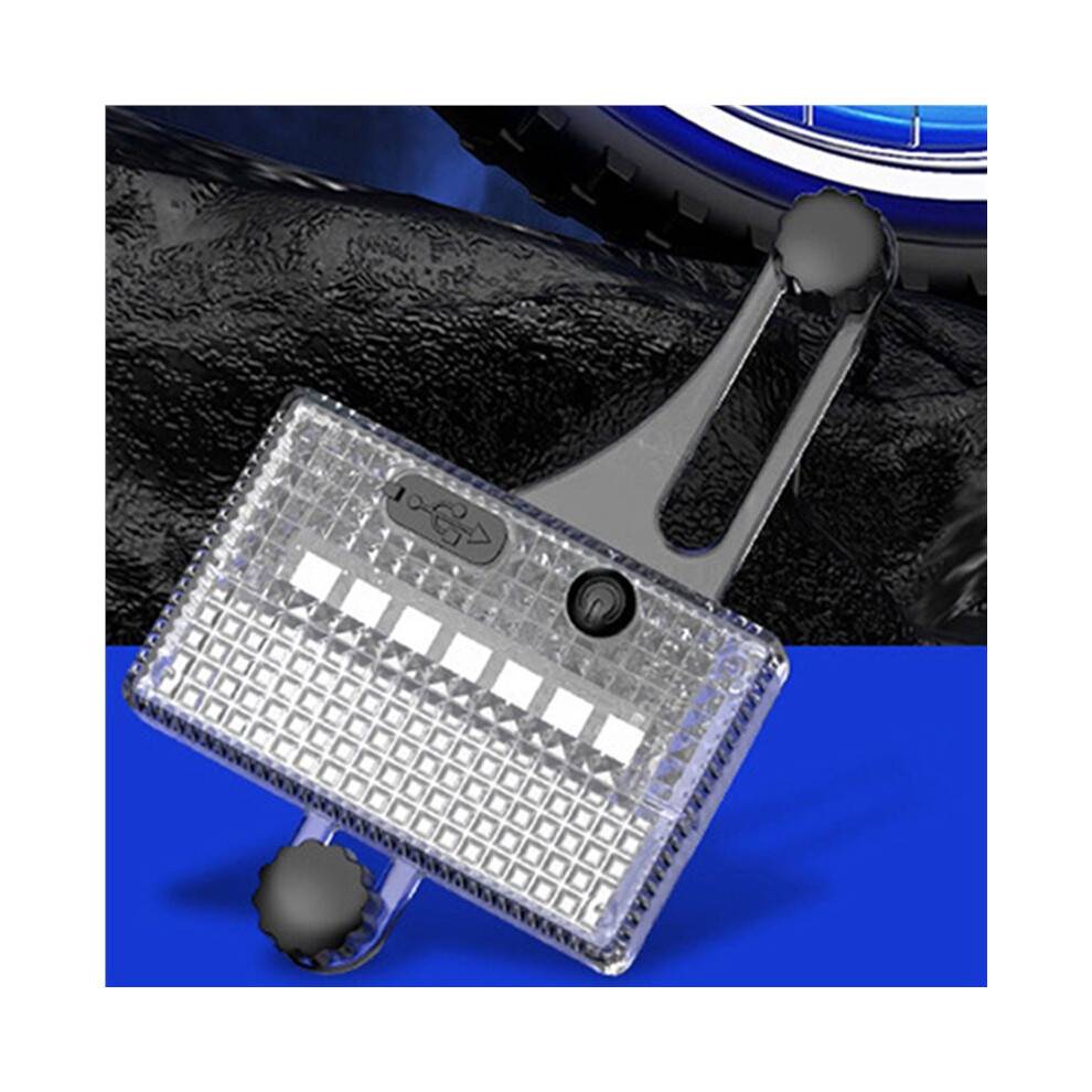 2X Solar LED Colorful Bike Wheel Light USB Waterproof Spoke Light Sensing Bike Tire Safety Light for Night Riding
