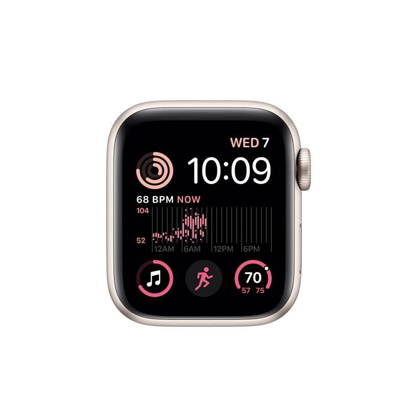 Watch SE Cellular (2nd Gen) (44mm) Starlight Starlight Sport Band