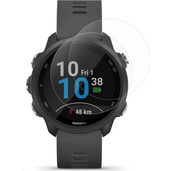 Tempered Glass for Garmin Forerunner 245 - Forerunner 245 Music [Pack of 2] Phonillico® Anti-Scratch Watch Screen Protector