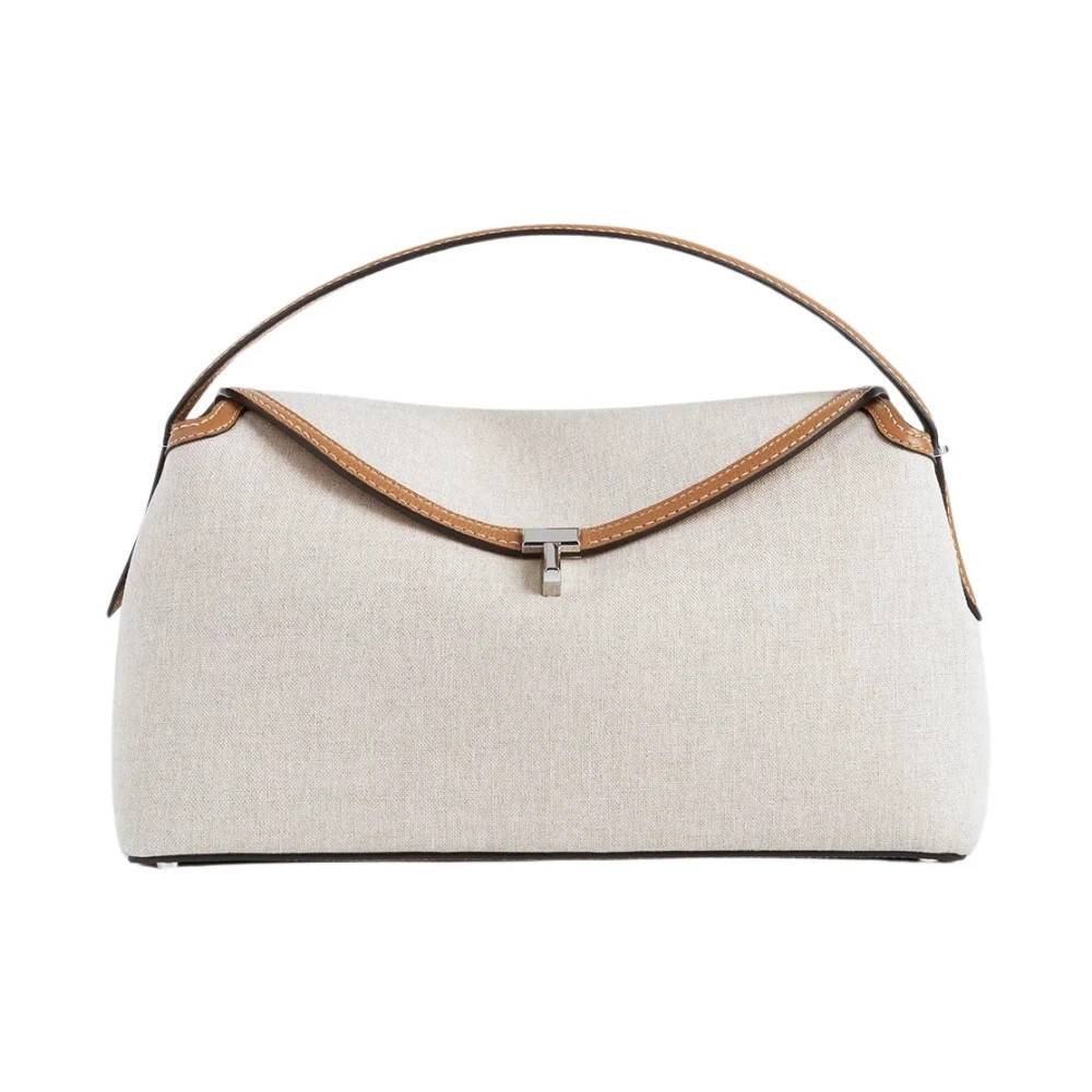 TotêMe T-Lock Clutch - Tasker - Dame - Beige - ONE SIZE - Uld