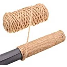 Ersättning Sisal Rep För Husdjur Katt Skrapa Efter Claw Vård Leksak Reparera Traditionell Bearbetning Gör Skrivbord Ben Bindande Rep (Diameter : 6mm, Size : 100m)