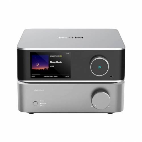 WiiM Vibelink Amp & Wiim Ultra Streamingpaket Stereo Silver