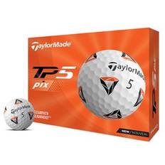 TaylorMade TP5 PIX Golf Balls 2022 White