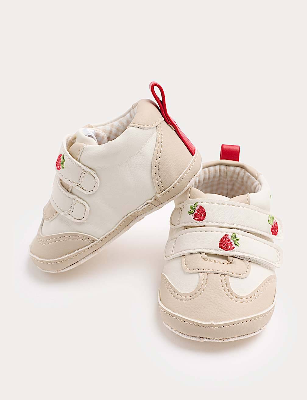 Baby Strawberry Pram Trainers (0-18 Mths )