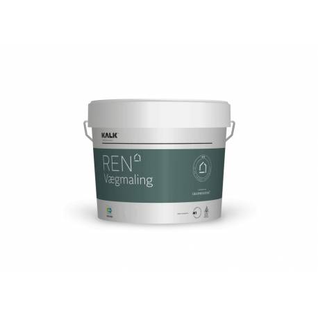 Ren vægmaling indvendig Hvid - 10 liter