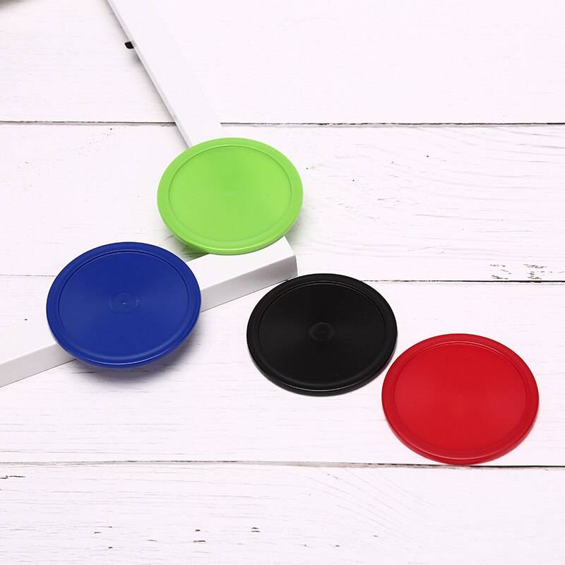 64mm red air hockey barnbord klubba puck målvakter air hockey puckar ispuckar bordsspel festverktyg underhållning 8 st - grön