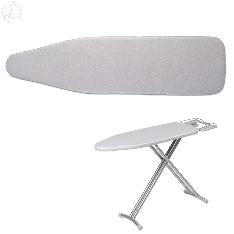 Double-layer Polyester Coated Silver Ironing Board Cover Reflective Scorch Resistant 120*38cm/130*50cm/140*50cm