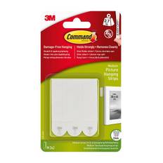 17201-3 Command Medium Picture Strips 2.7kg 3pk One Size