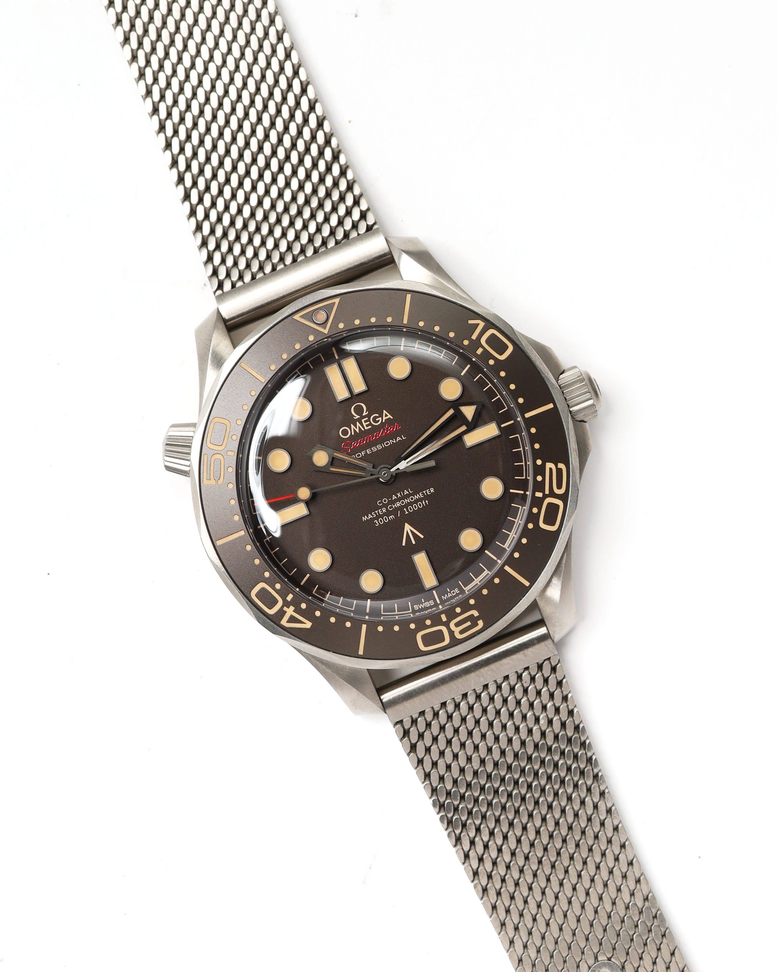 Omega Seamaster Diver 300M 42mm No Time To Die 007 Titanium Watch - Brown (One Size)