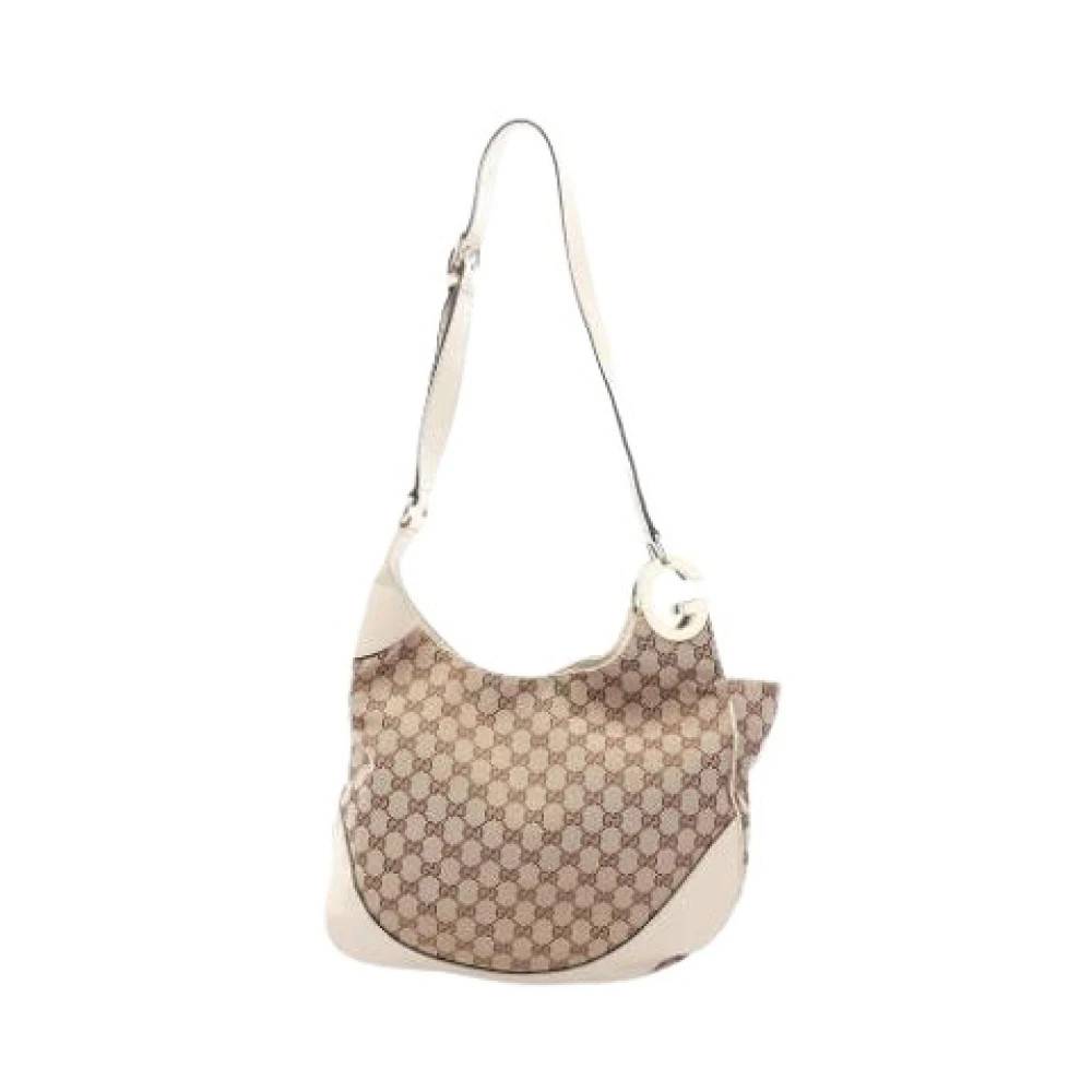 Gucci Vintage - Pre-owned Canvas Shoulder Bag Vintage - Dam - ONE Size - Läder