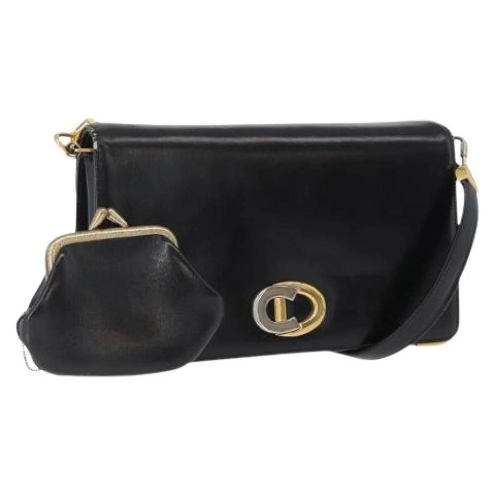 Dior Vintage Pre-owned Vintage Skuldertaske - Vintage - Dame - Sort - ONE SIZE - Uld