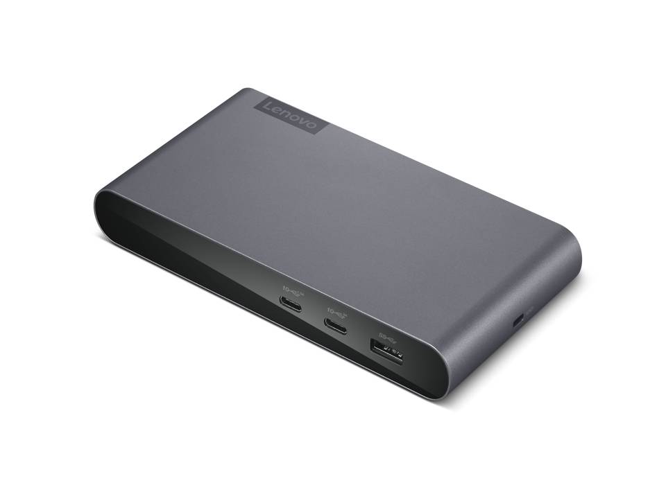 Lenovo 40B30090EU dockingstation 2 x USB 3.2 Gen 2 (3.1 Gen 2) Type-C Grå.