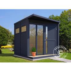 Anneks i træ, Bertilo Concept, 2,34x2,97x2,27m, Antracit