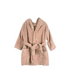 Embroidered Bathrobe 3-4 Years - Frappé Morgenkåbe Badekåbe Coral Filibabba