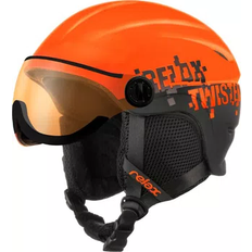 Relax Twister Visor Skihjelm med Visir - Børn, Orange / M
