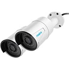 Reolink IP PoE Säkerhetskamera 5MP Super HD 2560x1920 Stöder Ljud Bullet Utomhus CCTV Kamera IR Mörkerseende Rörelsedetektion RLC-510A Paket med 2