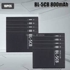 Bl -5cb bl 5cb batteri för nokia 1800 e60 3600 3660 6620 6108 3108 2135 6086 6108 6230 6820 7610 batterier