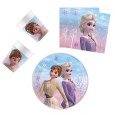Disney Frost paptallerkner, servietter , krus til 8 personer