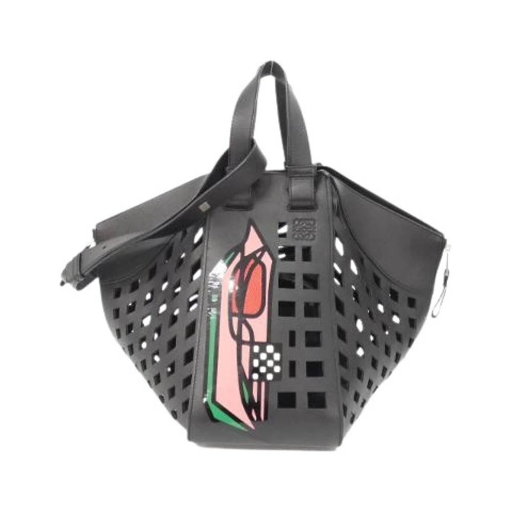 Loewe Pre-owned Pre-owned Hammock Calf Shoulder Bag - Vintage - Dame - Sort - ONE SIZE - Uld