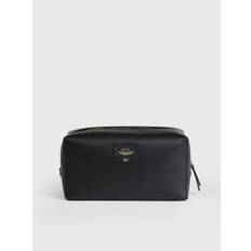 Pomaia Black Grained Leather Beauty Bag - One Size (One Size)