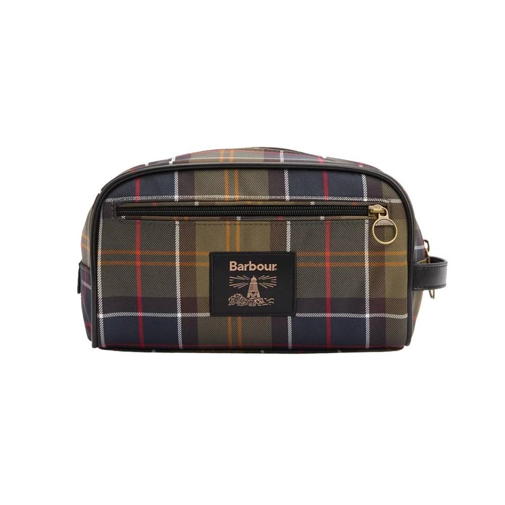 Barbour Tartan Toilettaske Classic Beacon - Tasker - Dame - Grøn - ONE SIZE - Polyester