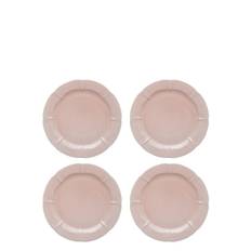 AIDA Søholm Solvej Dinner Plate 4 Pcs |Rosa |13X12.41 cm x 30