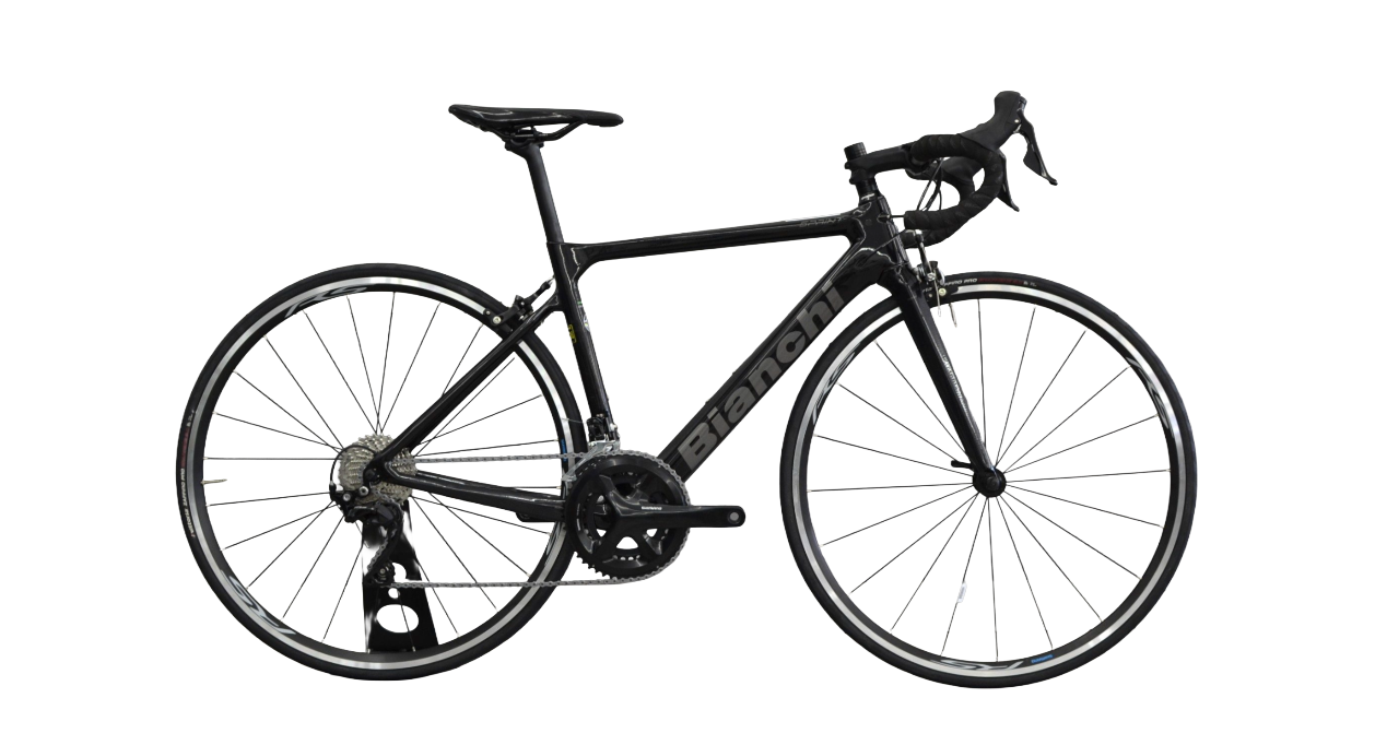 Bianchi Sprint 2025 - Shimano 105 - Aluminium - 170 / 53 / sw - black graphite full glossy