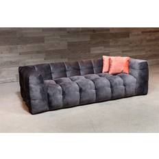 Michelin 3 pers. sofa - 236 x 105 cm - Dark Grey velour