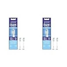 Oral-B Pulsonic Clean Aufsteckbürsten für Schallzahnbürsten, Zahnbürstenaufsatz für Oral-B Schallzahnbürste,2 Stück (1 er Pack) (Packung mit 2)