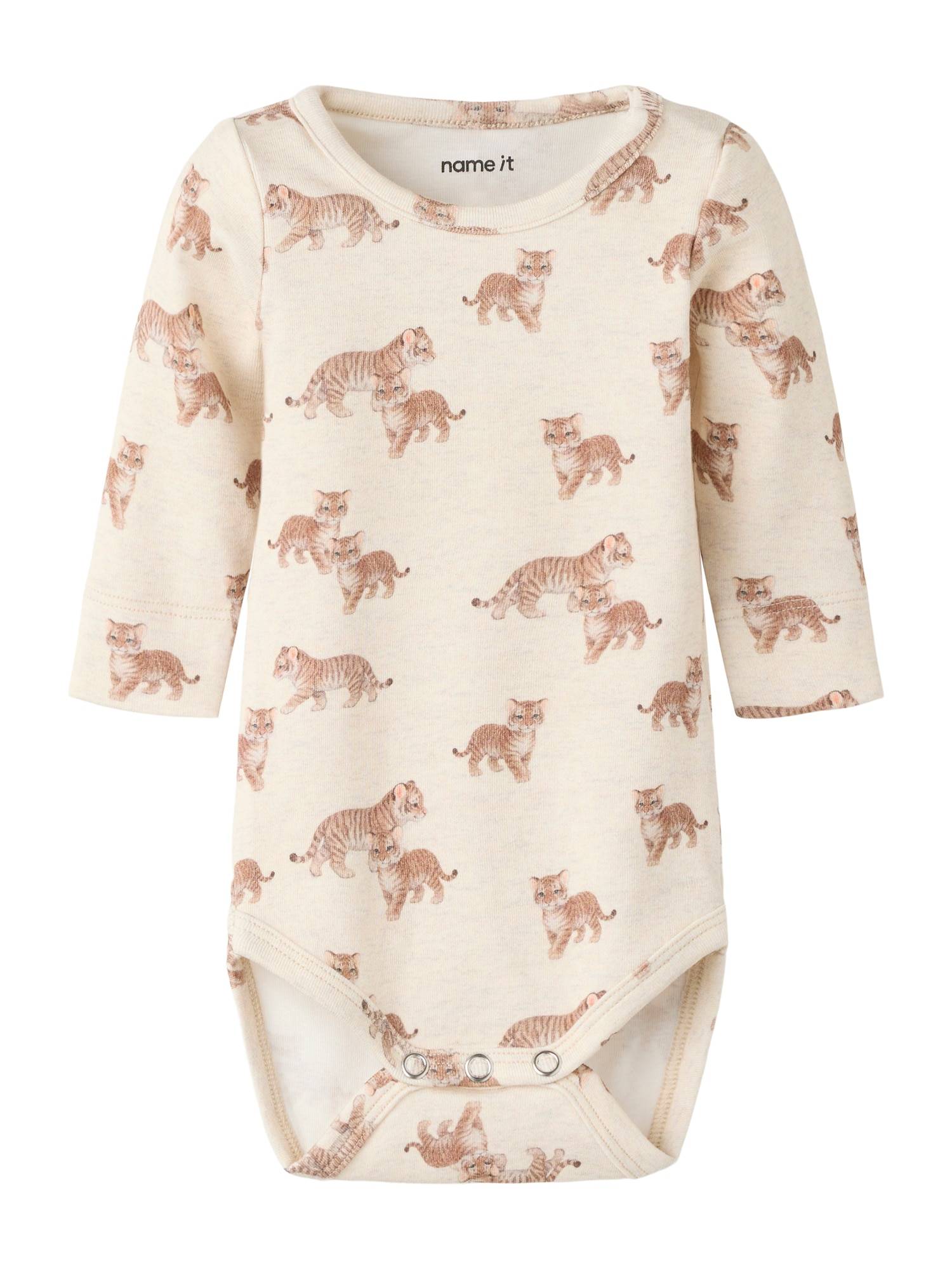 NAME IT Sparkedragt/Body 'NBMLORENS'  beige / lysebeige / lysebrun