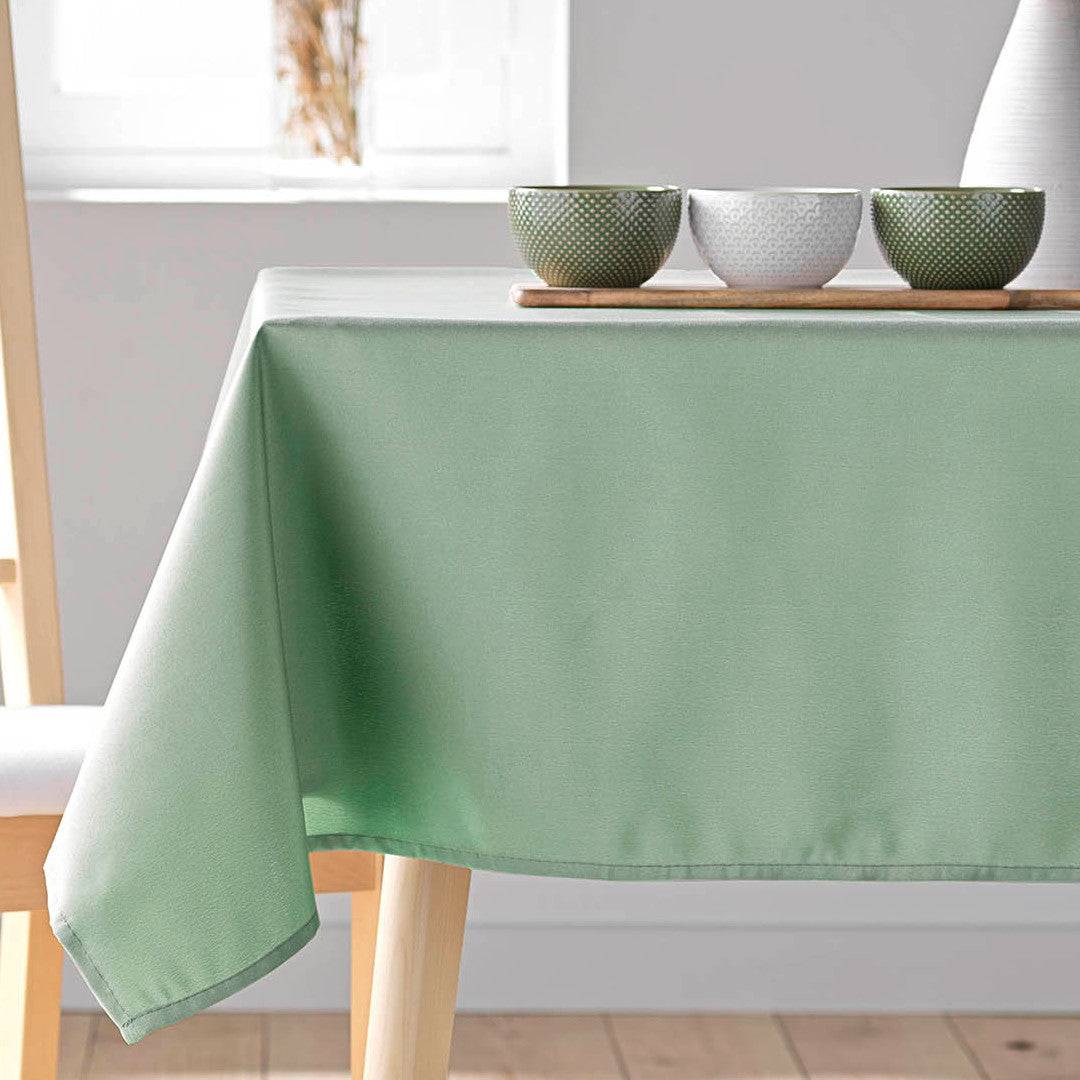 Essentiel Sauge - Ensfarvet rektangulær dug 140 x 250 cm