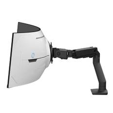 Ergotron HX VHD Premium Heavy Duty Gaming Monitor Arm, Tischhalterung - für 1000R Curved Ultrawide Monitore bis 57 Zoll, 13.0 bis 17,0 kg, VESA 75x75mm oder 100x100mm - VHD Pivot, Mattschwarz