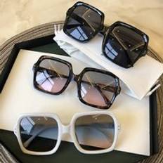 Big Square Sun Glasses Eyewear Women Sunglasses UV400 Driving Square Sunglasses Women Luxury Brand Big Frame Sun Glasses
