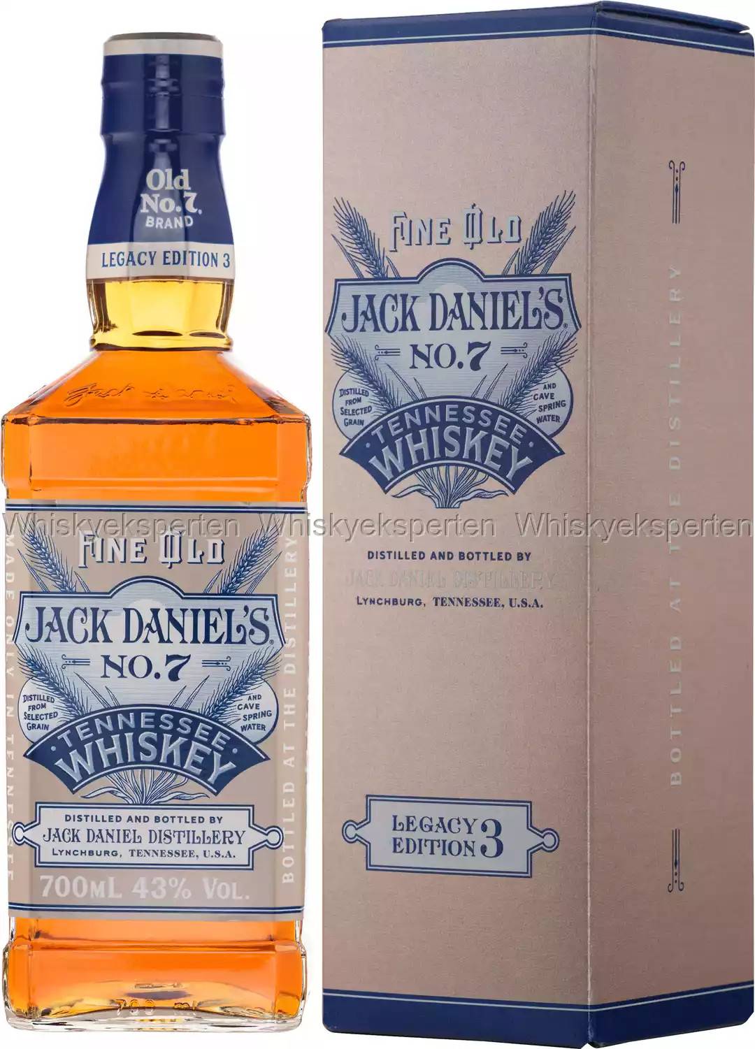 Jack Daniel's Old No. 7 Legacy Edition 3 70 cl, 43%