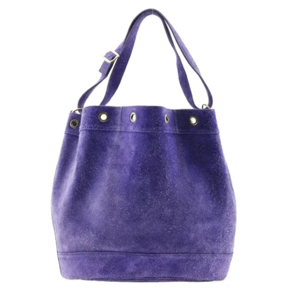 Hermès Vintage Pre-owned Stof crossbody-tasker - Vintage - Dame - Lilla - ONE SIZE - Tyl