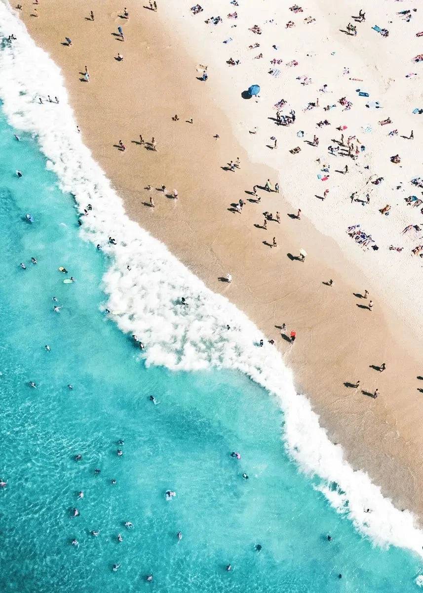 Poster med strandmotiv och surfkultur - 6 / 40x60cm