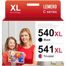 Lemero 540XL 541XL Patronen Kompatibel für Canon Druckerpatronen 540 541 XL Multipack PG-540 CL-541 für Canon Pixma TS5150 TS5151 MG3650S MG3650 MG3150 MG3250 MG3550 MG3600 MG4250 MX475