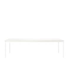 Muuto - Base Table 160 x 80 - White Laminate/Plywood/White - Matbord - Vit - Metall/Trä/Plast