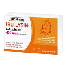 IBU-LYSIN ratiopharm 400 mg Filmtabletten 10 St