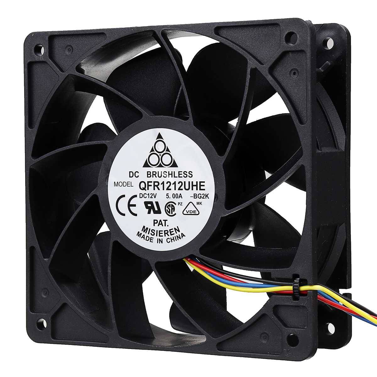 7500 rpm kylfläkt 4- stifts kontakt utbyte för antminer bitmain s7 s9 12v dator cpu kylfläkt - 1 st