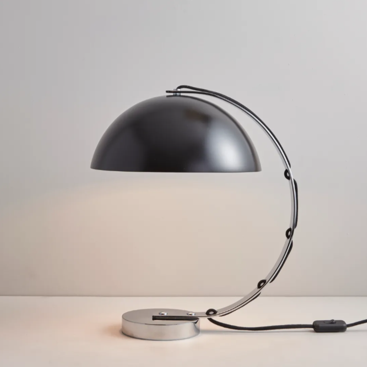 London Table Light bordlampe original BTC - Sort m sort stofledning