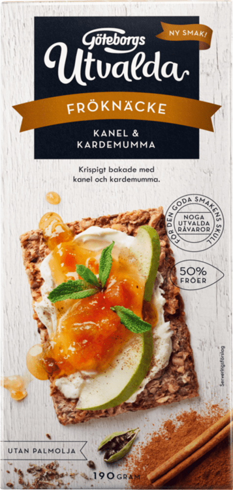KLIPP! Fröknäcke Kanel & Kardemumma 190 g - Göteborgs Utvalda
