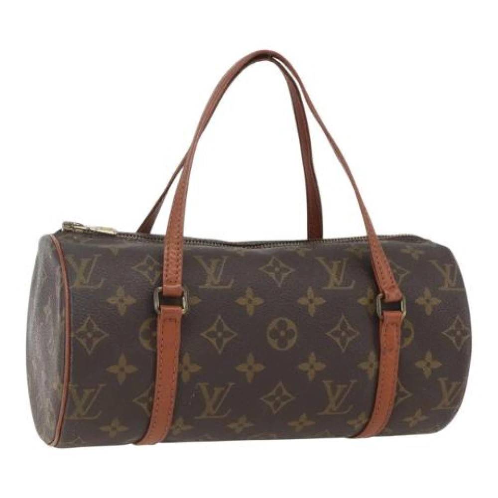 Louis Vuitton Vintage Pre-owned Canvas Håndtaske - Vintage - Dame - Brun - ONE SIZE - Tyl