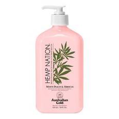 Australian Gold Hemp Nation Bodylotion White Peach and Hibiscus - 535 ml