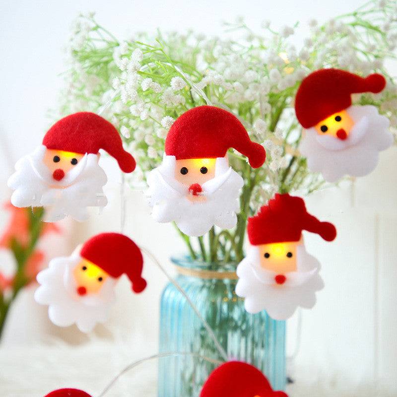 Santa Claus String Lights Christmas Tree Snowman Decoration Lights - 8 Style / 2m10 lights