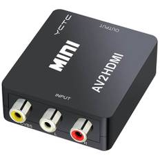 Adapter Komposit &amp; Ljud Till HDMI