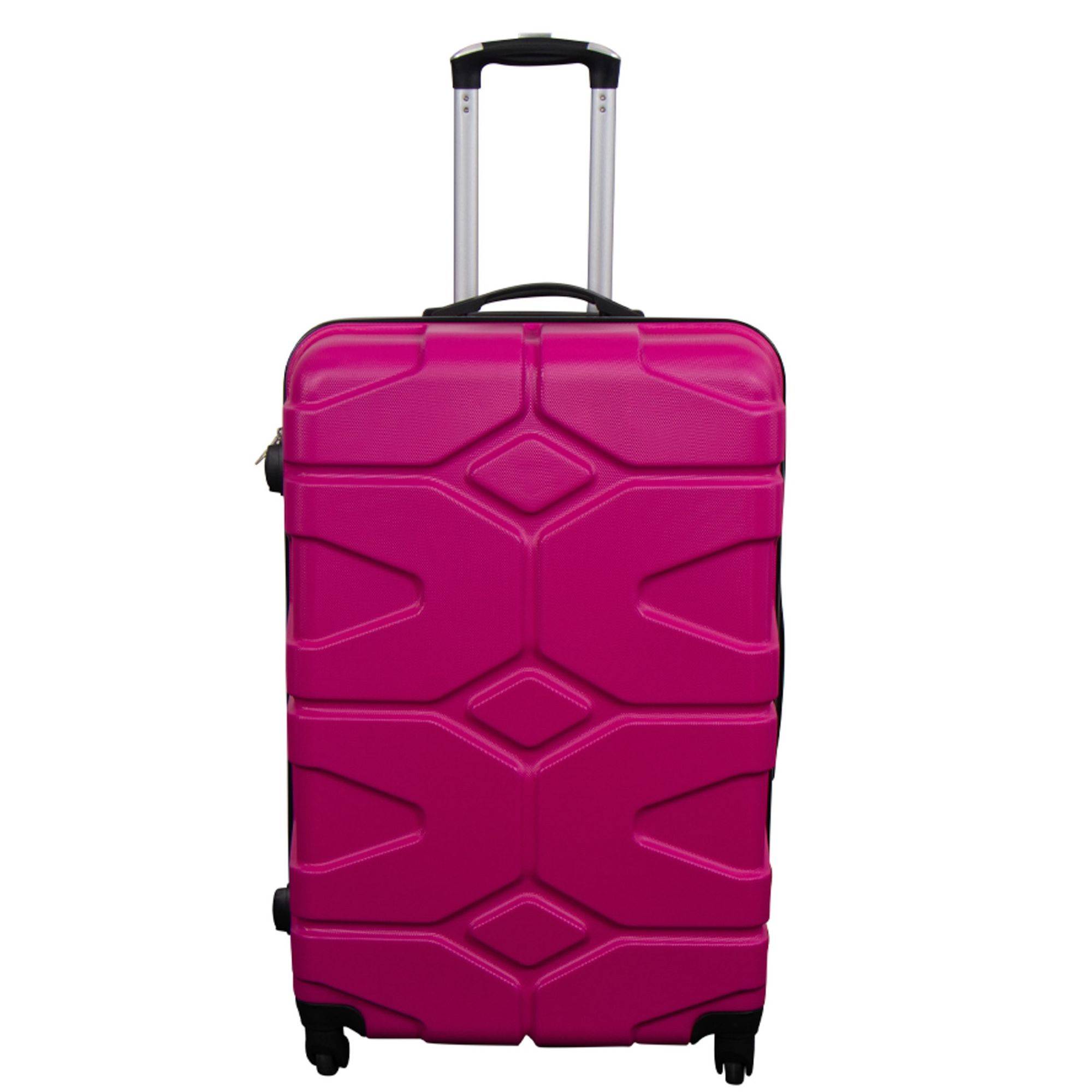 Stor kuffert - Military Pink - Hardcase kuffert - Smart rejsekuffert